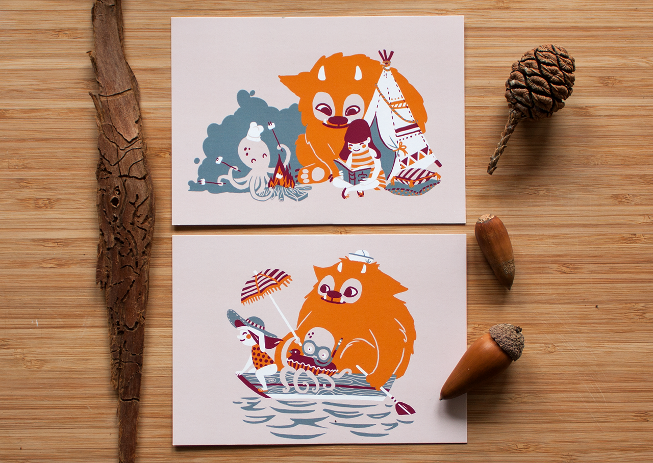 BestFriends postcards by CarolinaBuzio